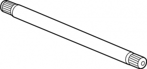 Drive axle shaft rear left Infiniti QX50 19-20
