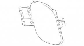 Mitsubishi Outlander 14-22 Fuel Filler Door