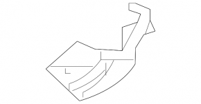 Hood hinge right Infiniti QX30 17-19