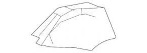Nissan Leaf 11-12 upper instrument panel trim