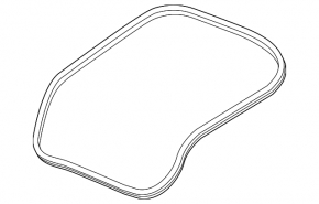 Rubber seal for tailgate Honda CRZ 11-16