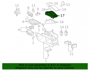 Lexus RX350 RX450h 10-12 Black Joystick Display Control