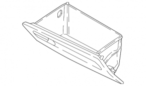 Glove box, glove compartment Hyundai Kona 18-23 black
