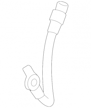 Brake hose rear left Lexus IS 06-13