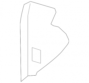 Mercedes A-class V177 19-22 black right side dashboard trim, broken mount