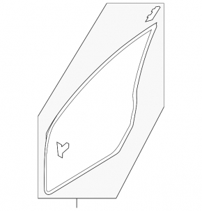 Front right door seal Mazda3 MPS 09-13