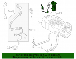Fuel pump for Ford Transit Connect MK2 13-18 2.5