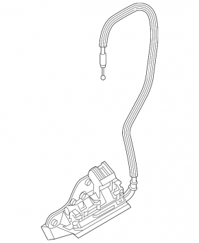 Electric tailgate lock for Land Rover Range Rover Evoque 12-18