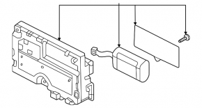 Mobile Phone Control Module Volkswagen ID.4 22-23