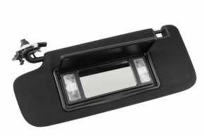 Left visor Cadillac ATS 13-19 black, without hook