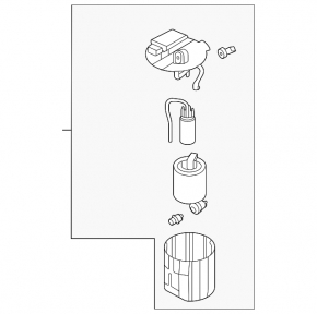 Fuel pump for Kia Seltos 2018-2019 1.6