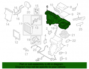 Heater assembly VW Atlas 18-24
