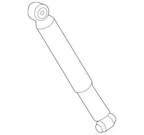 Shock absorber rear left Lexus RX350 16-19 AWD