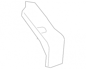 Lower reinforcement for the right fender apron for a Toyota Highlander 14-19