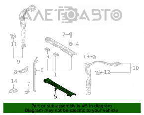 TV lower bar Toyota Highlander 20-22