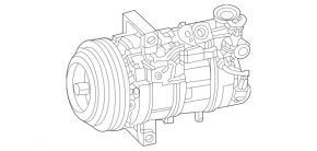Mercedes H247 GLA 24-26 M260 Air Conditioning Compressor