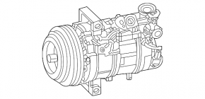 Mercedes H247 GLA 24-26 M260 Air Conditioning Compressor