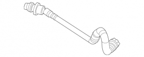 Cooling system hose Mercedes GLC 300 16-22 2.0 to thermostat
