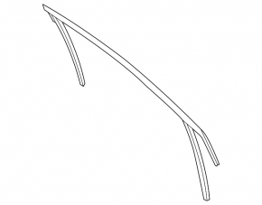 Front right windshield seal for Ford Escape MK3 13-17