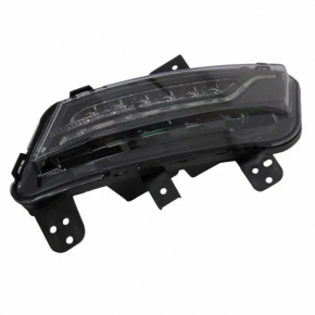 Fog lamp left PTF Lincoln MKZ 13-16 sand, cobweb on glass, broken connector