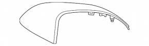 Lincoln Nautilus 24-26 right mirror cap