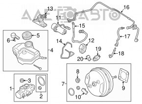 Vacuum valve BMW 4 F32/33/36 17-20 B46