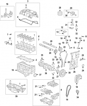 Vtec valve in cylinder head Honda Civic X FC 16-21 K20C2 2.0