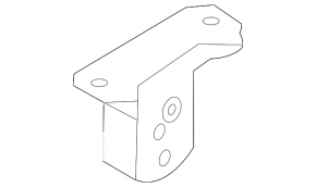 Rear muffler bracket with barrel left Nissan Sentra 20-24