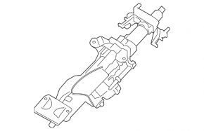 BMW X5 F15 14-18 electrically adjustable steering column