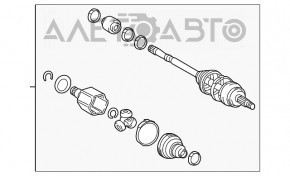 Drive axle shaft front left Lexus RX350 16-22 FWD, AWD