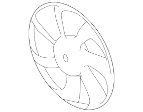 Cooling Fan Impeller Right Subaru Outback 15-19