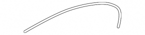 Upper rear right door molding BMW 5 F10 11-16 chrome