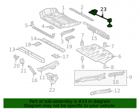 Spare Wheel Mount Toyota Sienna 11-20