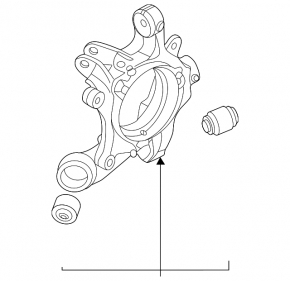 Rear right axle Kia EV6 22-24