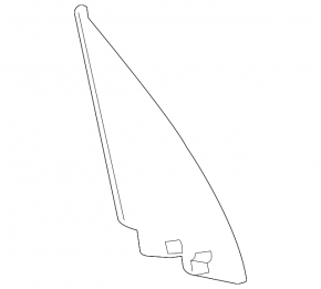 Door trim side triangle rear right VW Passat 20-22 inner