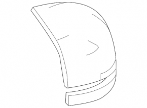 Right mirror cover Honda CRV 17-22 primer