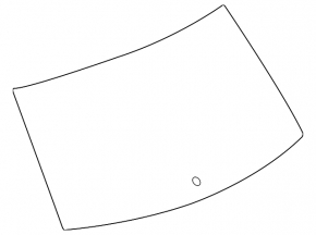 Rear glass of the tailgate Chevrolet Equinox 10-17