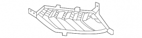 Front bumper grille right Hyundai Elantra 21-23 N Line