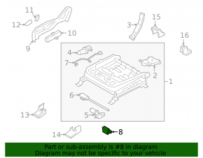 Hyundai Santa FE 19-23 Passenger Seat Control Unit