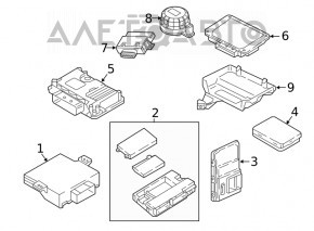 Engine Sound Generator Block Audi A5 F5 17-