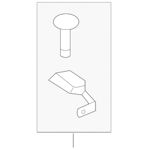 Left tailgate hinge for Nissan Pathfinder 13-20