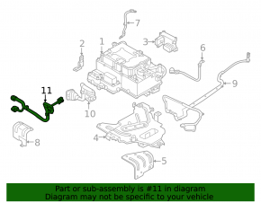 High voltage cable for inverter Hyundai Sonata 11-12 hybrid