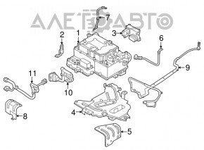 High voltage cable for inverter Hyundai Sonata 11-12 hybrid