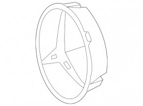 Base of the emblem of the radiator grille Mercedes GLC 16-19