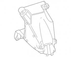 Engine mount bracket left Mercedes GLS-class X166 15-19 3.0