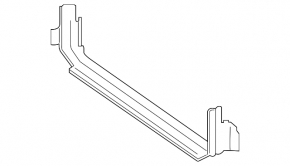 Lower radiator mounting frame for Mercedes Metris W447 16-23