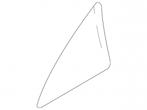 Door glass triangle rear left Mazda3 MPS 09-13