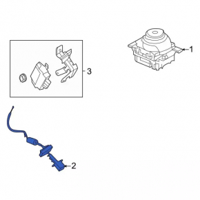 Gearbox cable Ford Edge 19- 8 speed automatic transmission 2.0T type 2