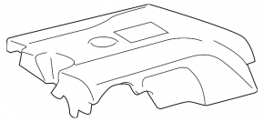 Toyota Highlander 11-13 hybrid engine cover