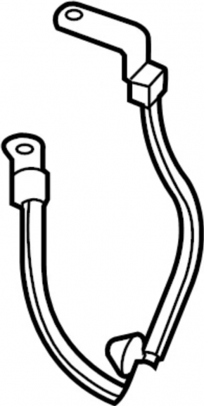 Negative terminal of battery Nissan Pathfinder 13-20 hybrid